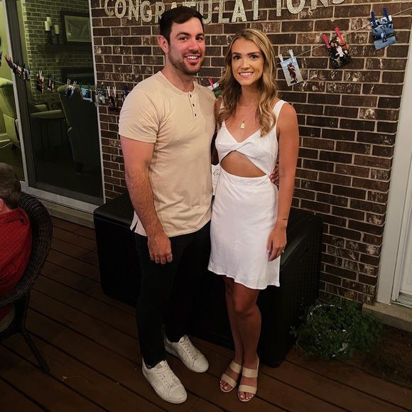 Petal & Pup Mini Apollo White Cutout Dress - Picture 2 of 4